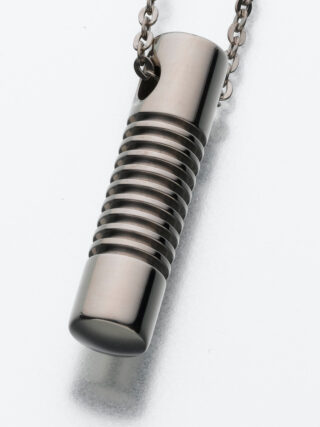 Titanium Cylinder Necklace Pendant