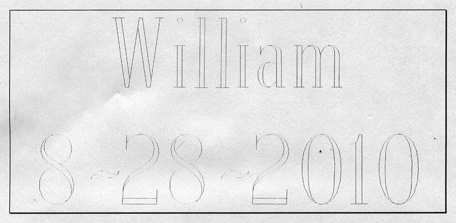 Block Lettering Example