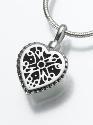 Small Filigree Heart Pendant