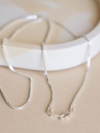 Sterling Silver Box Chain 24"