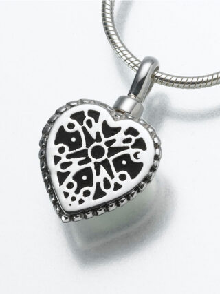 Small Filigree Heart Pendant