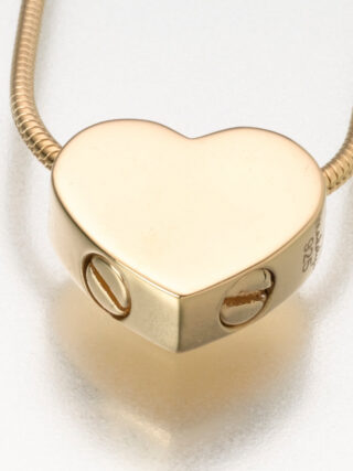 Double Chamber Slide Heart Pendant