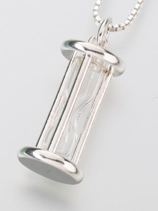 Sterling Silver "Our" Glass Pendant