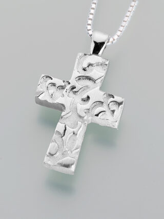 Pewter Cross w/ Filigree