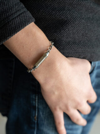 Titanium Bracelet Narrow Band Rollo Link